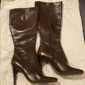 Heeled Leather Boot